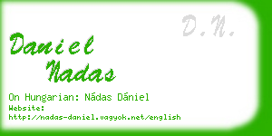 daniel nadas business card