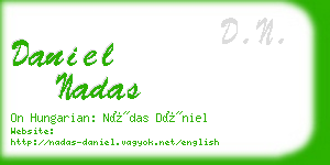 daniel nadas business card